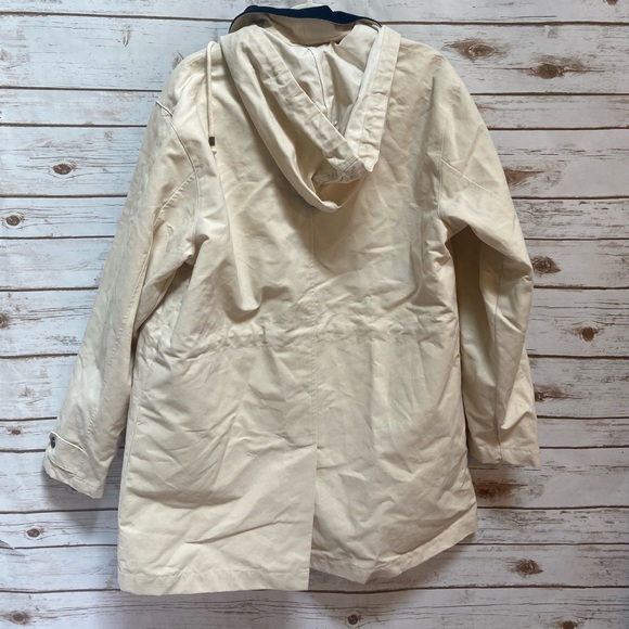 NWOT Zara Eggshell colored parka size Large - Picture 5 of 6